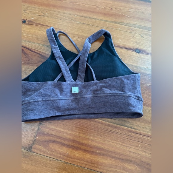 Vuori Gray Racerback Sports Bra Intimates - Picture 2 of 3